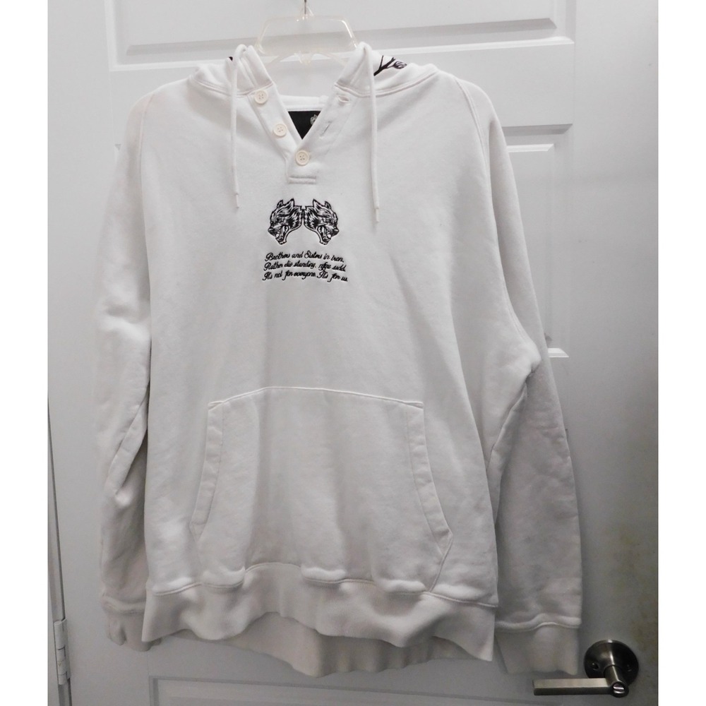 Darc Sport Rather Die Standing White Hoodie Size Lβ 306 Of 1000